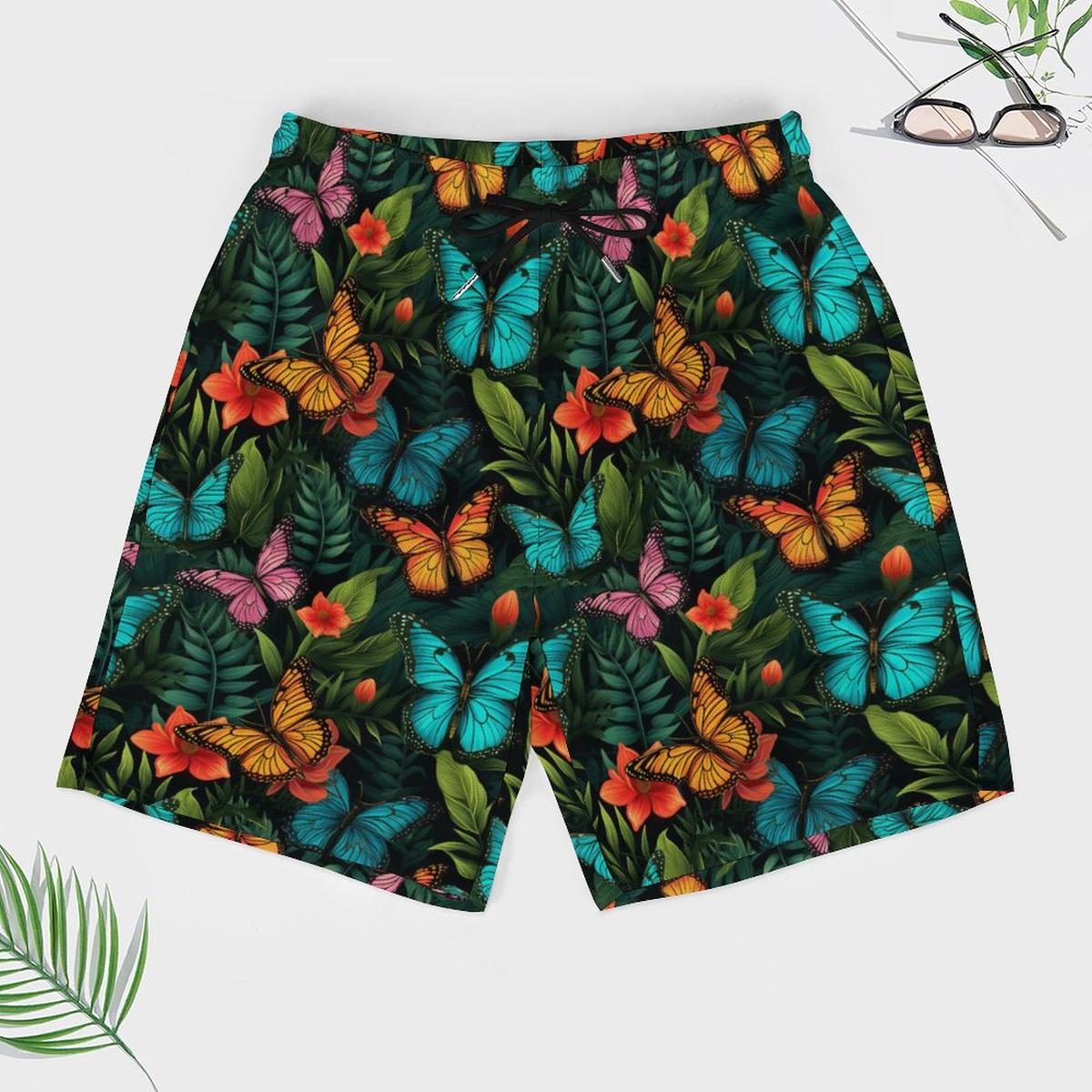 Butterfly Garden - Anti-Chafe Swim Shorts