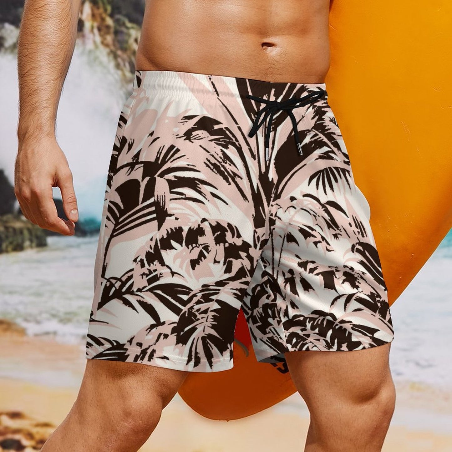 Dusky Tropics - Anti-Chafe Swim Shorts