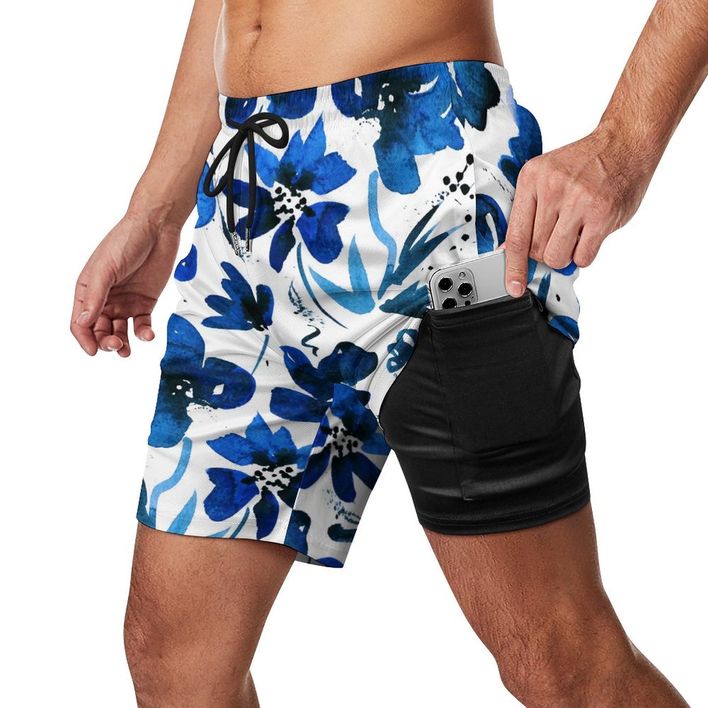 Ocean Bloom - Anti-Chafe Swim Shorts