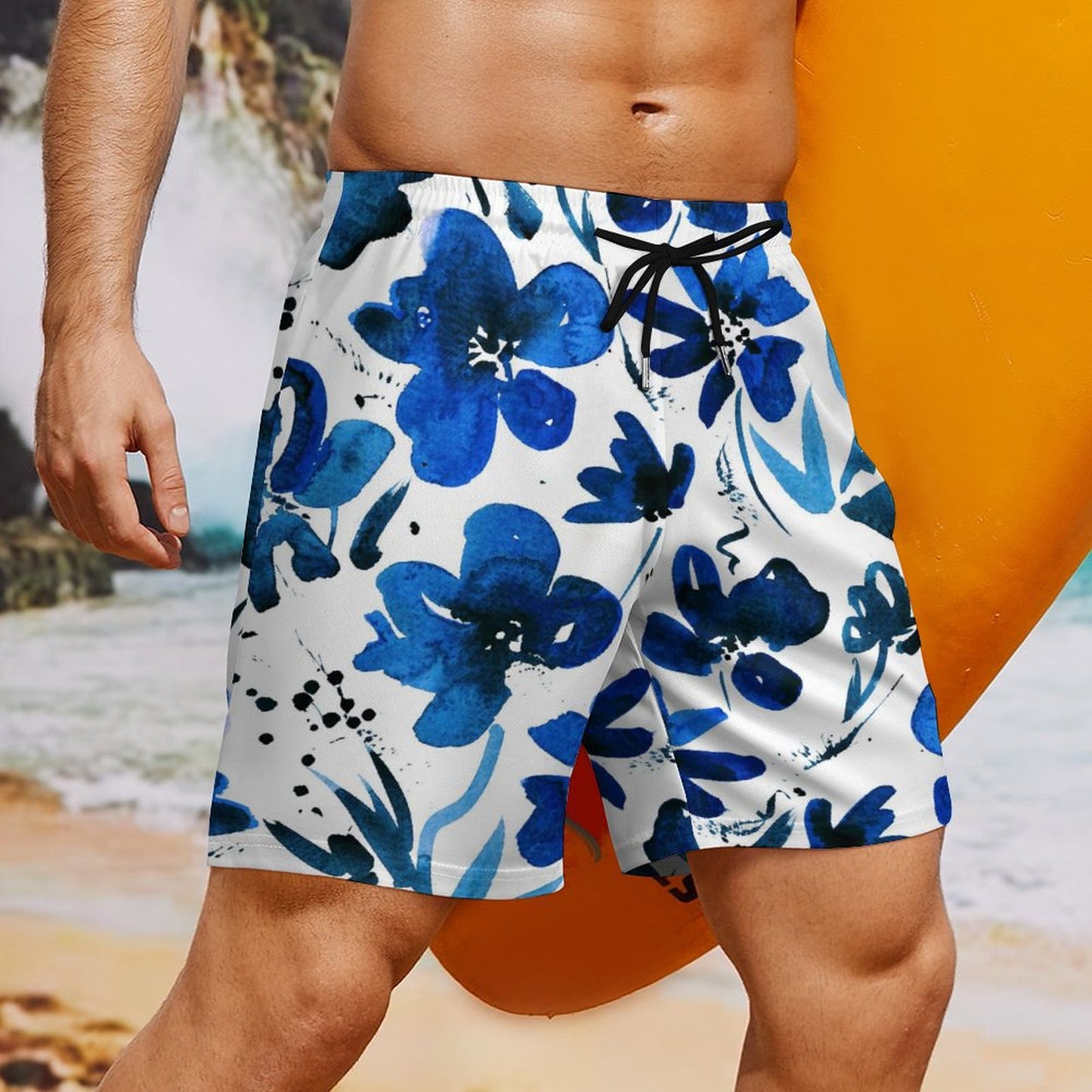 Ocean Bloom - Anti-Chafe Swim Shorts