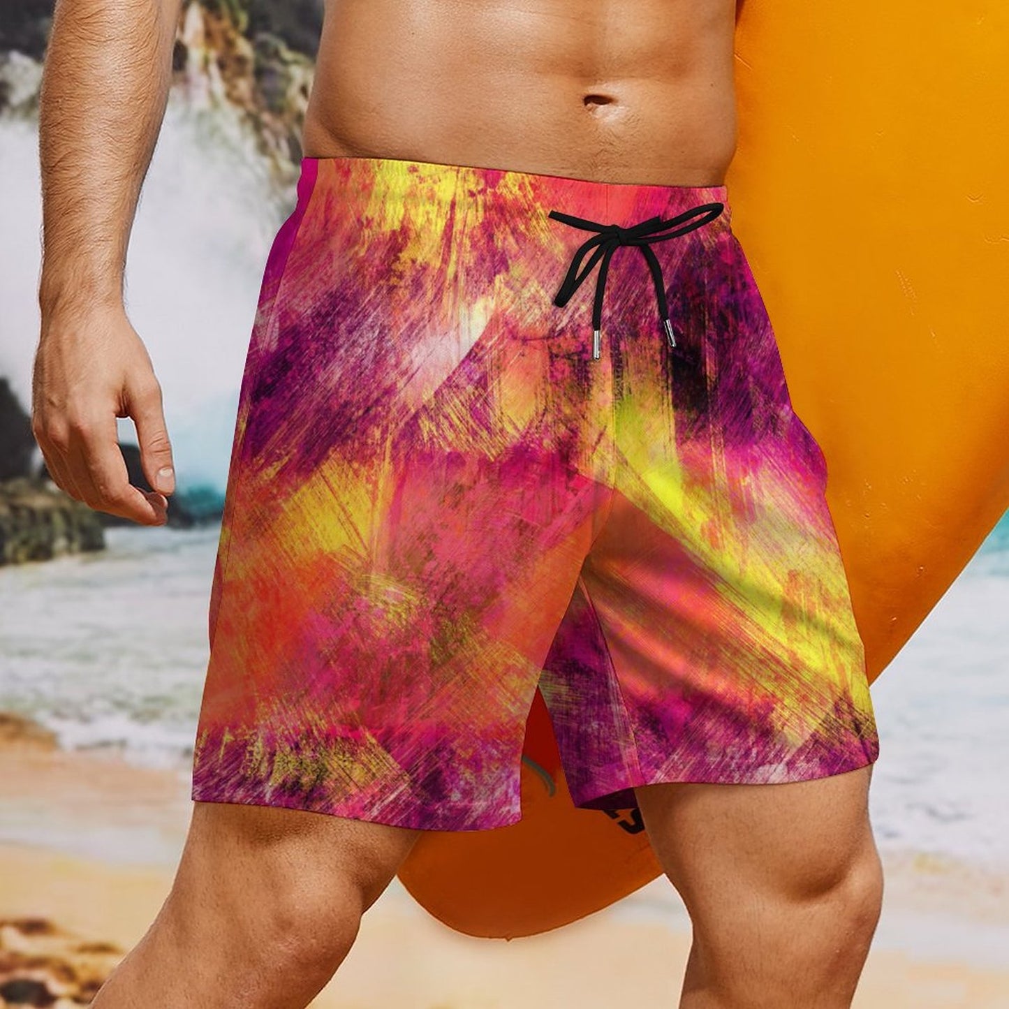 Tequila Sunset - Anti-Chafe Swim Shorts